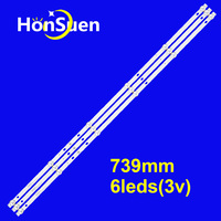 LED Strip for 4017ST2 HRS SQY39.5A114 3X6 2W MCPCB 12mm V1 TV BBK 40LEM 1071FTS2C RCA RT4038 V400HJ6 PE1 AE0110478 QBell QT40X03