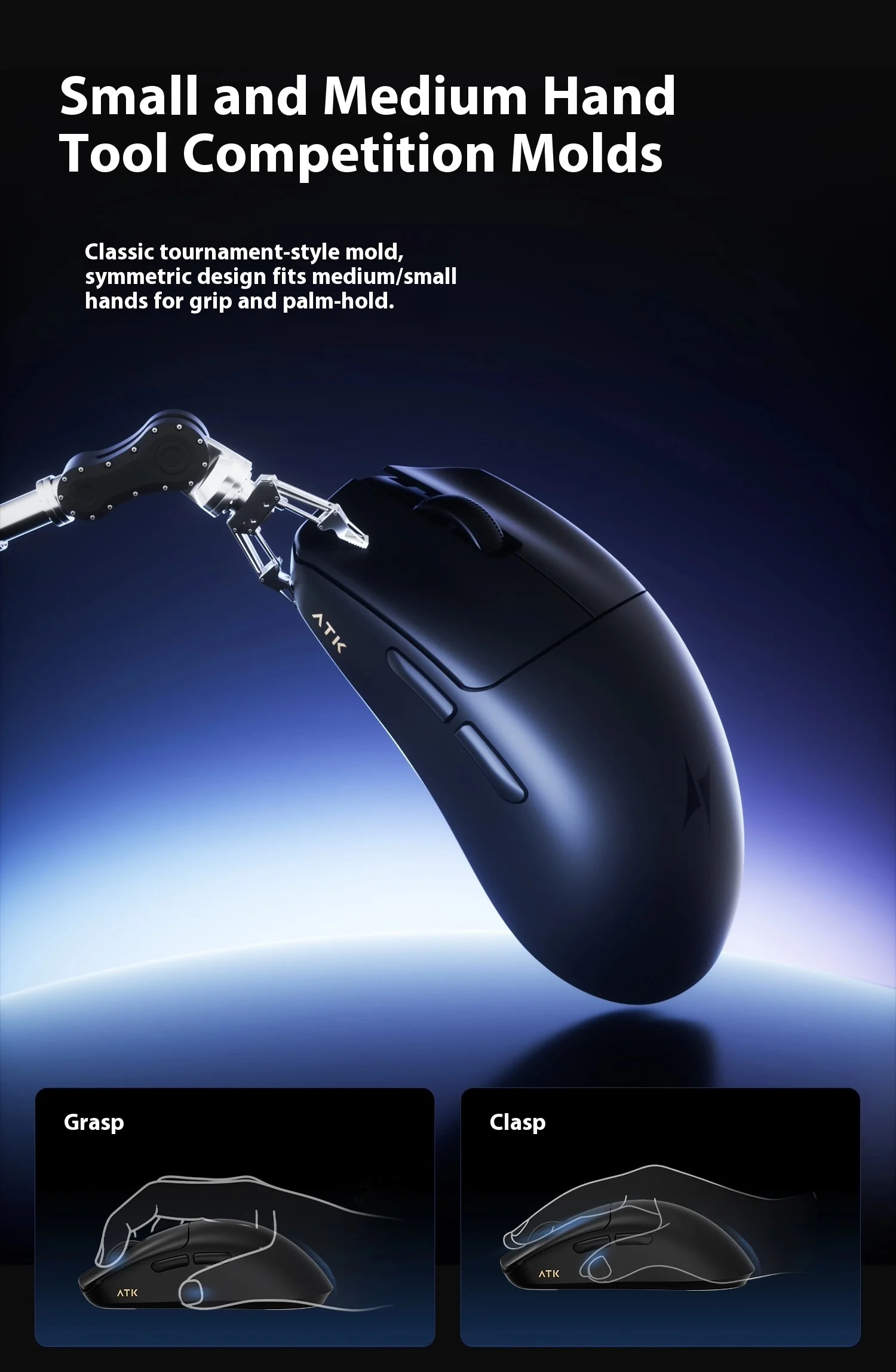 Nuevo Atk Blazing Sky F1 V2 Ultimate Mouse inalámbrico