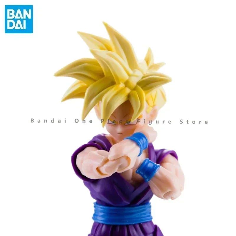 In Stock Original SHF Bandai  Son Gohan Dragon Ball Z Super Saiyan Action Figure Animation Toy Gift Model Collector Anime Hobby