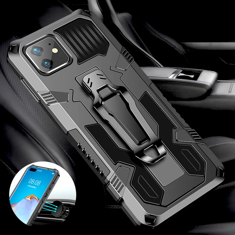 Shockproof Case For iPhone 12 11 Pro Max Mini XR XS X 7 8 6 S 6S Plus SE 2020 iPhone12 Phone Belt Clip Rugged Hybrid Armor Cover