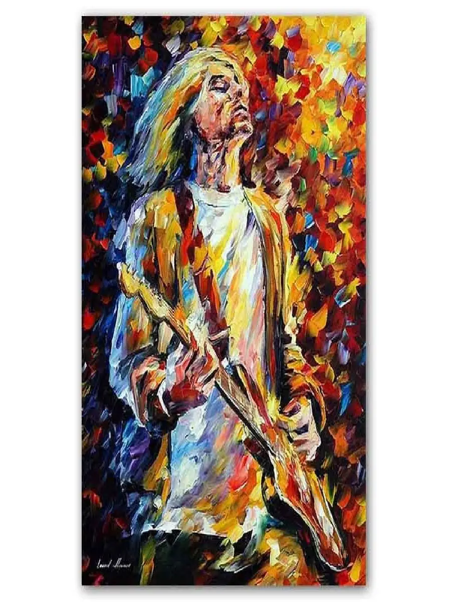 Abstract Graffiti Soloist Poster  Saxophone  Guitar Canvas Print for Living Room Bedroom Office Wall Decor