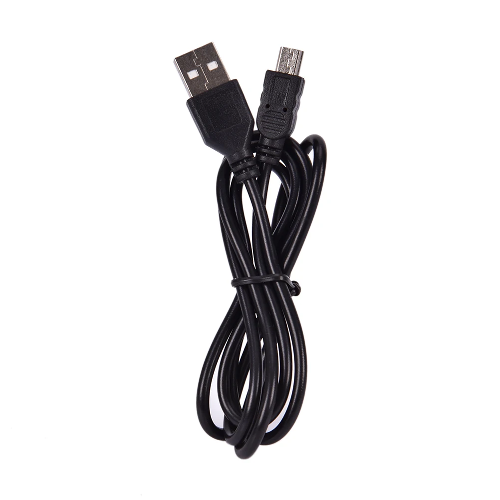 Longo Mini cabo USB para carregador de telefone, sincronização e carga de chumbo, tipo A para 5 pinos B, 1m