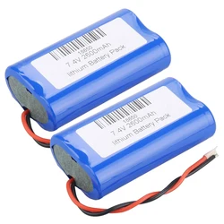 18650 7.4V 2600mAh Li-ion rechargeable battery with PCB protection board