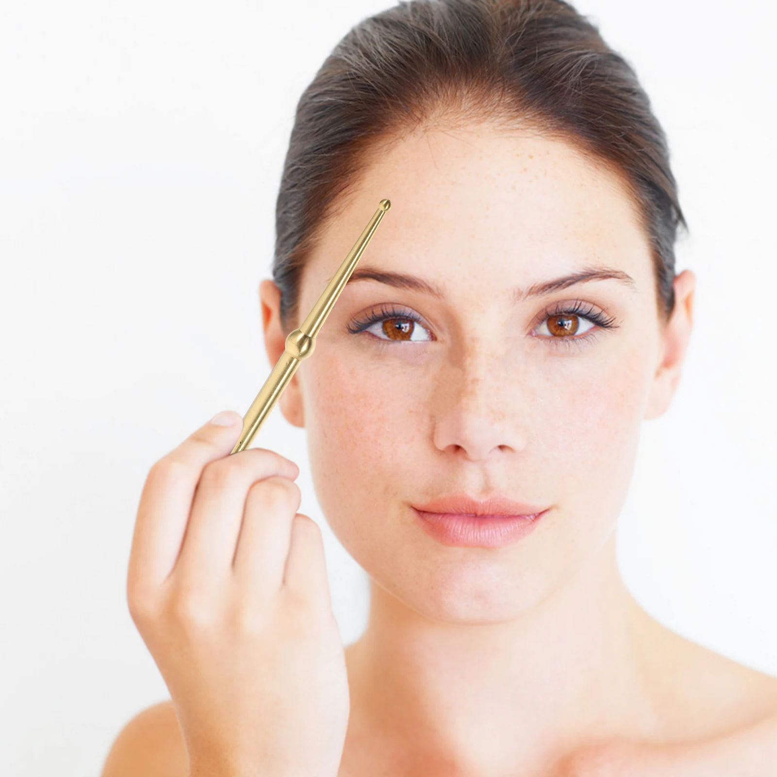 

Small Acupressure Pen Brass Massage Tool Universal Body Massager Relieves Joint Muscle Pain Stimulates Acupuncture Points