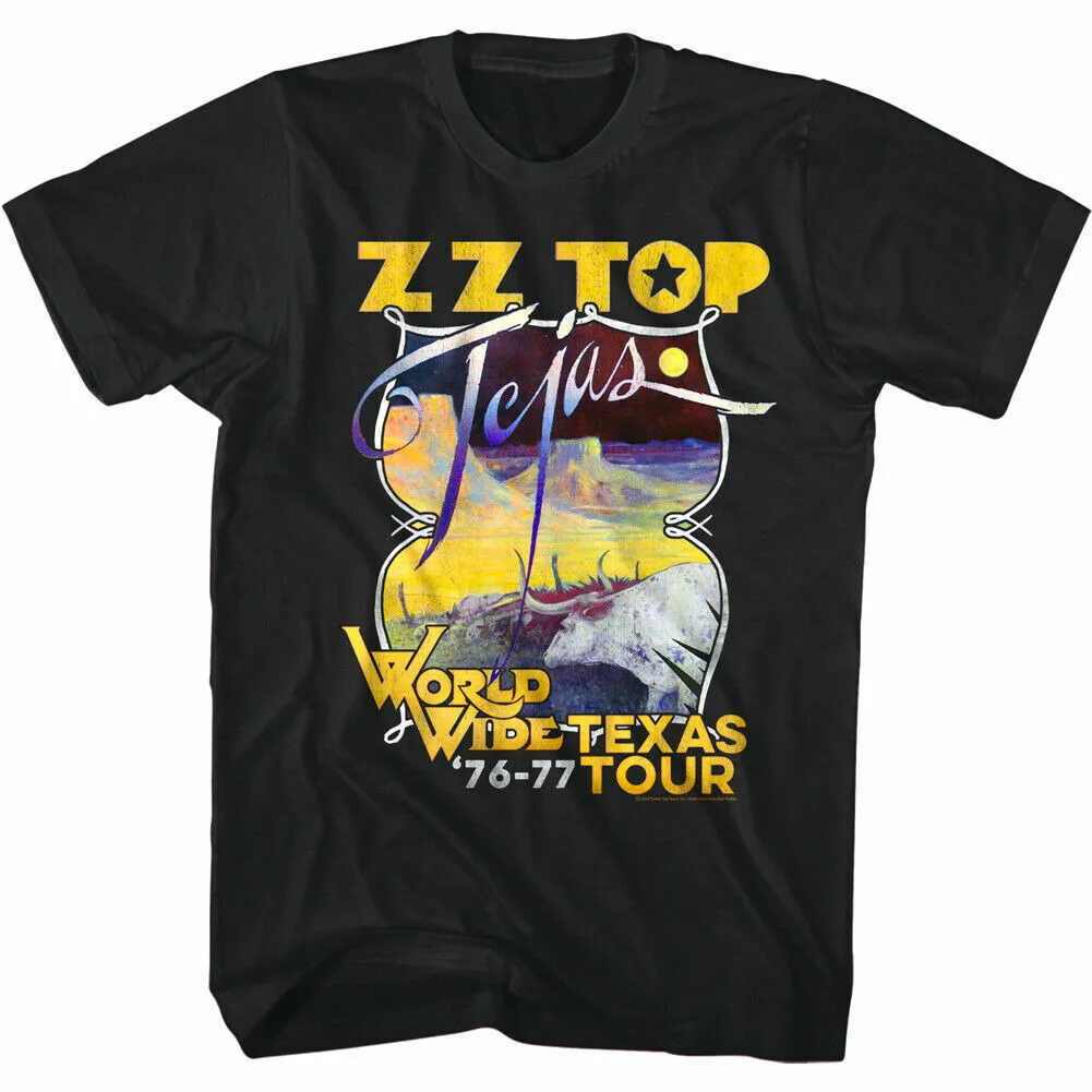 ZZ Top World Wide Texas Tour 1976 Men’s T Shirt, Shirt For Music Fan