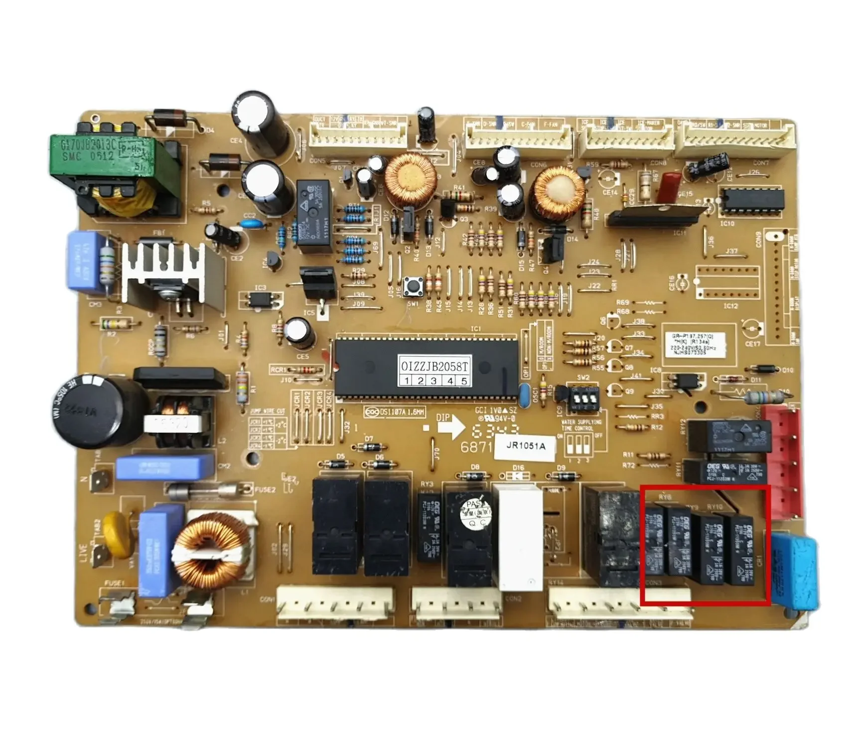 good working for Refrigerator computer board 6871JB1298 GR-P207.247 part EBR35236101 EAX32478003