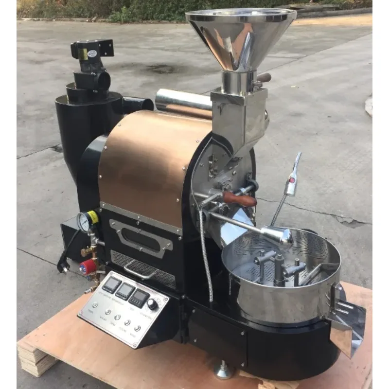 Máquina tostadora de granos de café eléctrica comercial de 1,5 kg