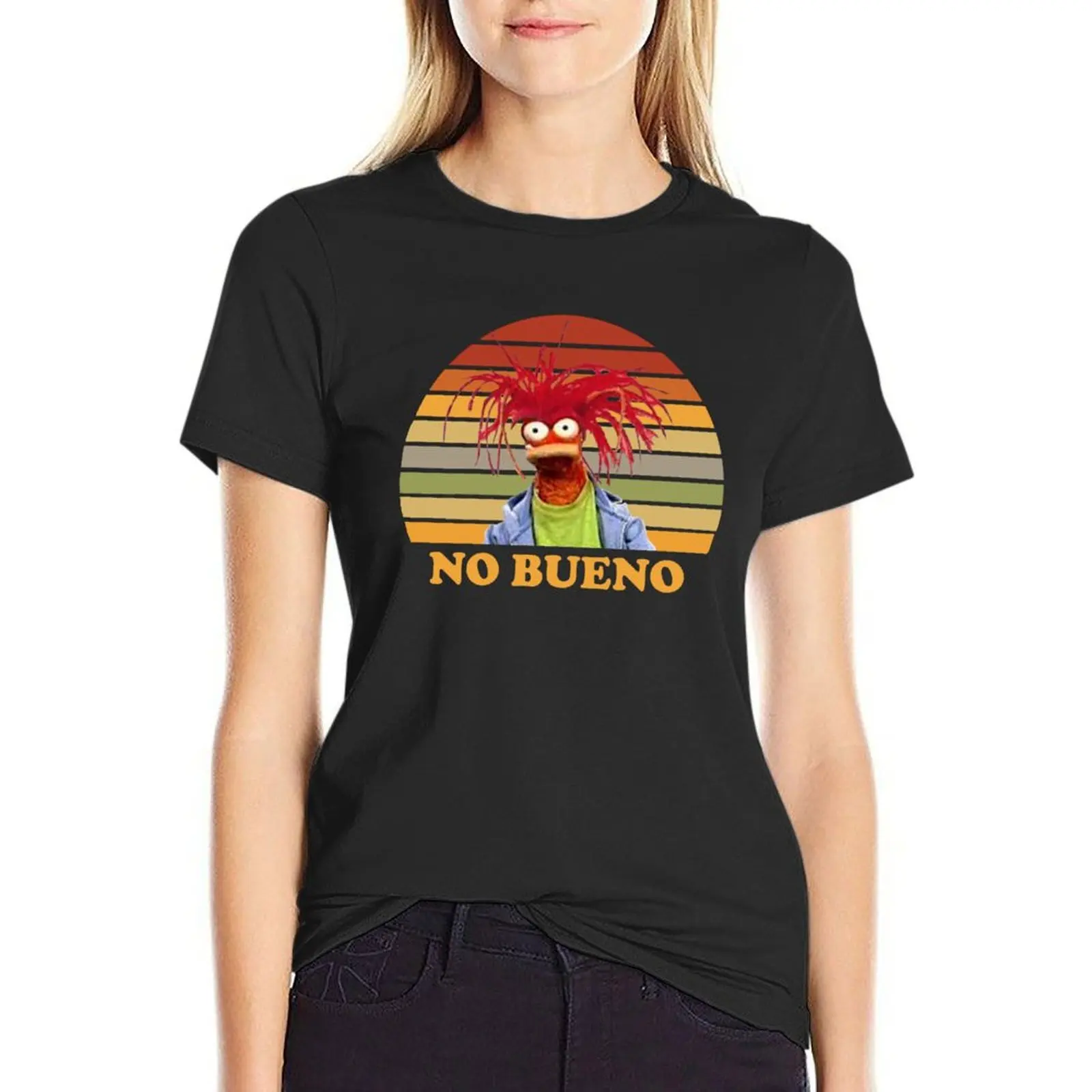 Pepe King Prawn - No Bueno T-Shirt graphics oversized t-shirts for Women cotton