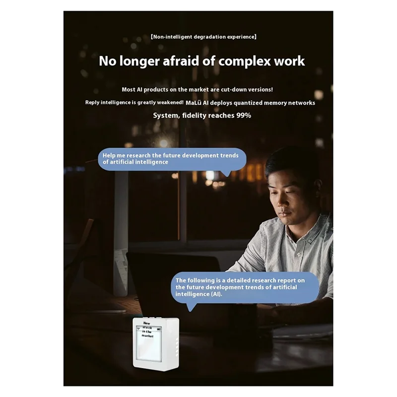 CYGJ-Xiaozhi Ai 音声ロボット インテリジェント対話会話 キッズギフト Ai コンパニオン 暗号化 パーソナリティ ロール