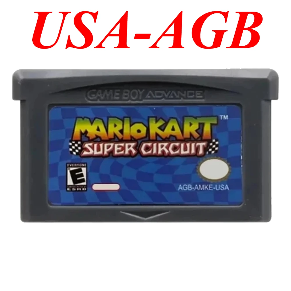 USA 32-Bit GBA Spielkassette Serie Videospielkonsole Karte Super Bros ADVANCE Wario Land4 Golf Kart – Detail 6