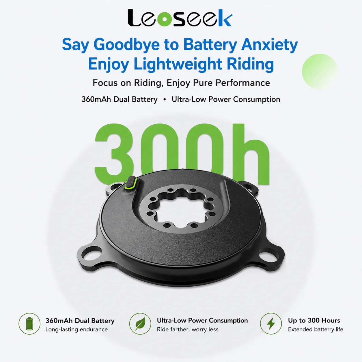 Leoseek Power Meter Crank 110BCD for Road MTB Bikes
