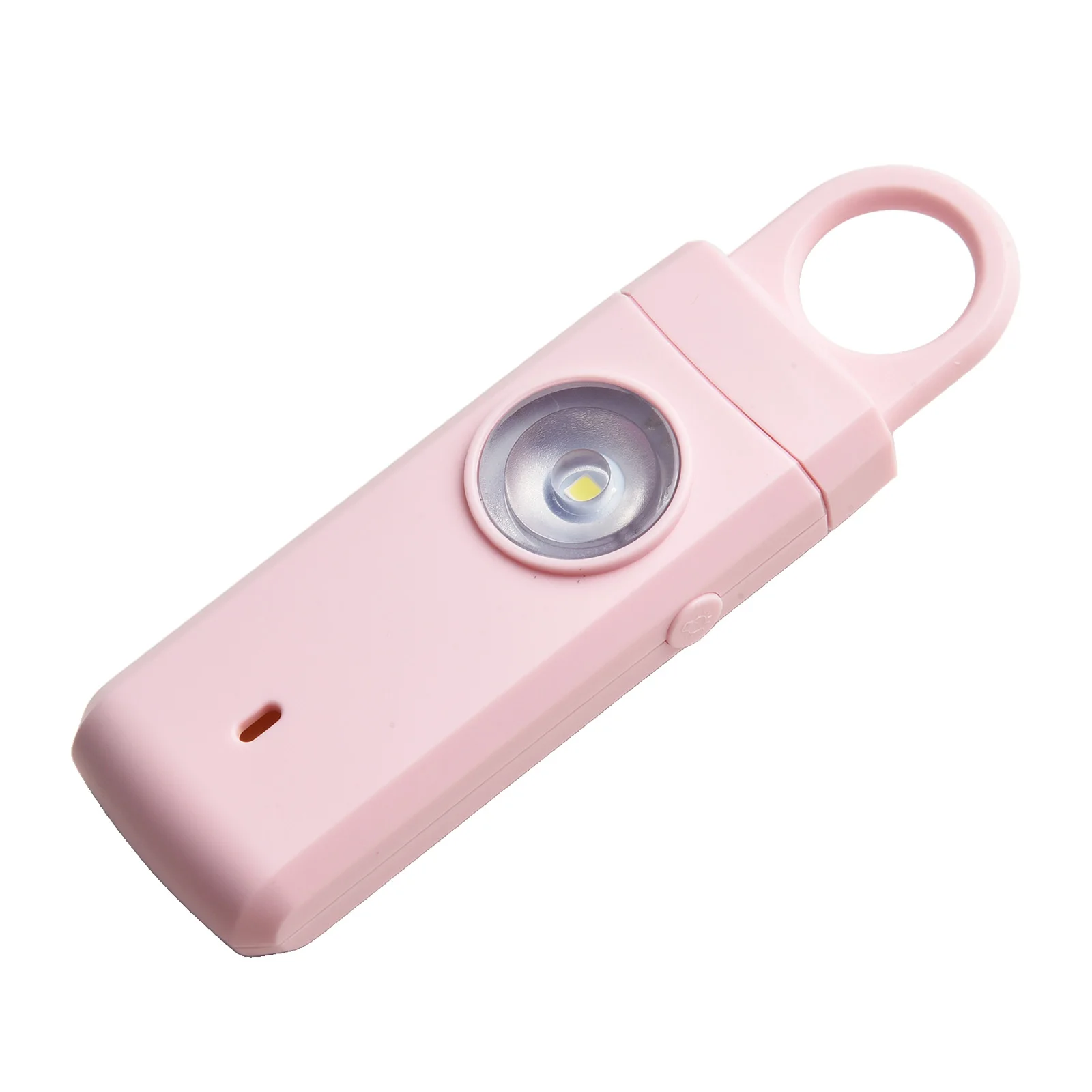 Alarme pessoal eficiente do projeto compacto lustroso, Keychain com saída poderosa de 130dB e opção brilhante do sinal