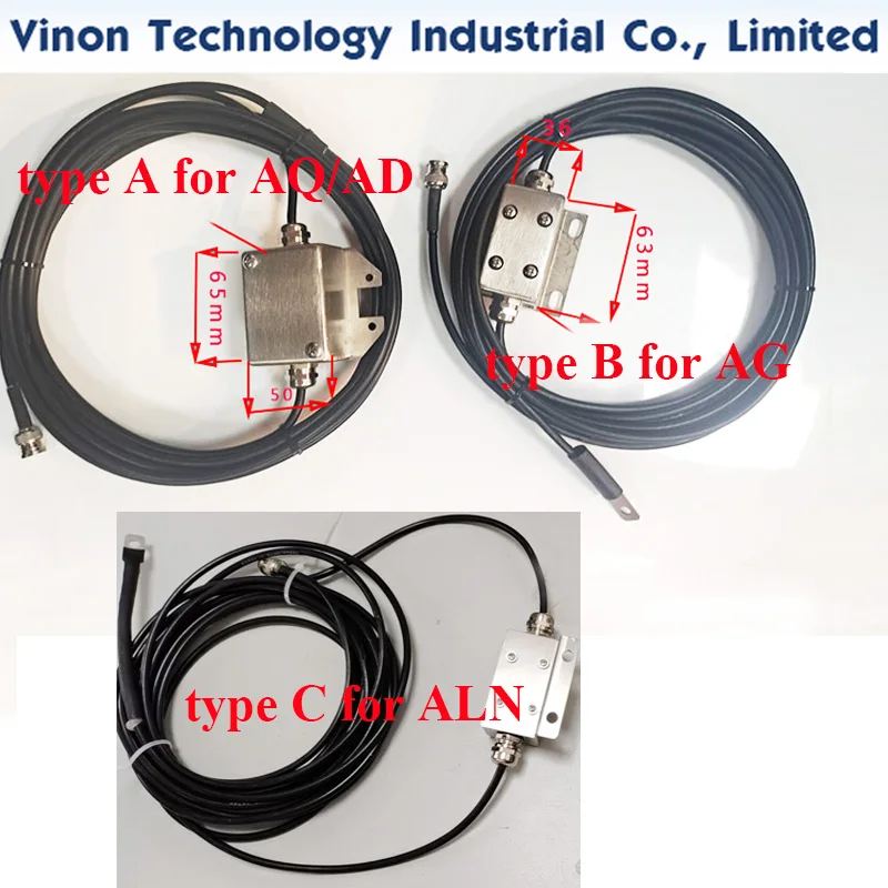 

Detection signal box with cable, type A for AQ AD, type B for AG, type C for ALN. So dick BS finishing inspection trimming cable