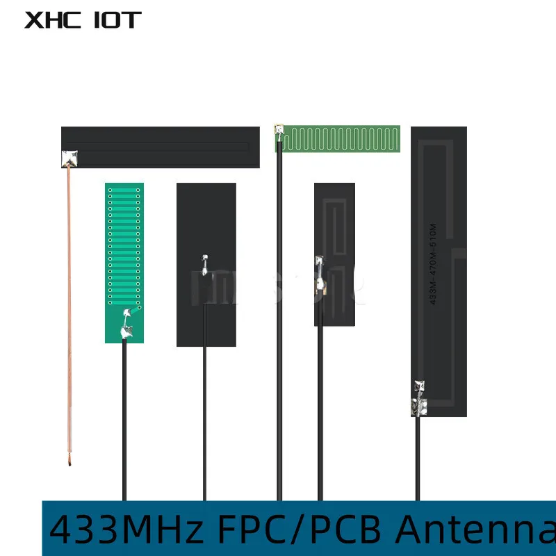 10 шт./лот, 433 МГц, антенна для печатной платы, FPC, серия антенн XHCIOT, встроенная всенаправленная антенна 2-3dbi Lora