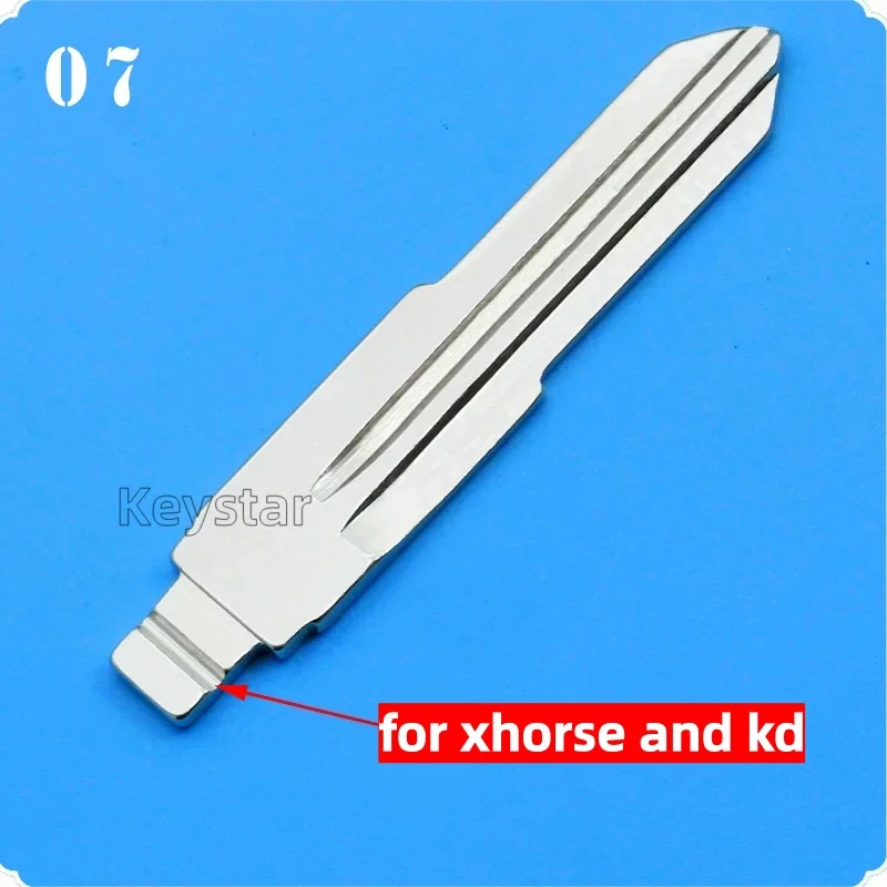 10PCS #07 Xhorse Car Key Blade KD MIT11 For KD VVDI JMD Remote For Mitsubishi Outlander Grandis Mitsubishi MIT3 MIT11R MIT-14