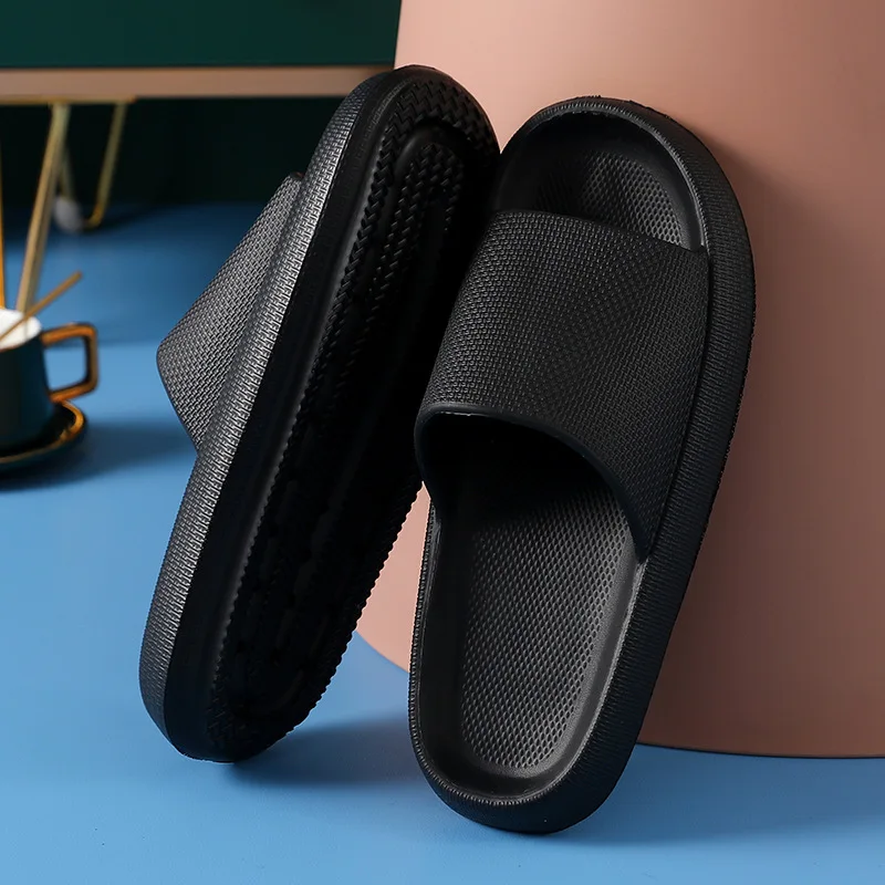 Summer Slippers Women Thick Sole Platform Slide Sandals Anti Slip Home Indoor Bathroom Outdoor Wear Flip Flops Footwear