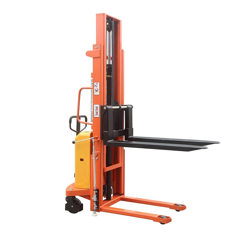 

1.6m lifting lifter stacke 1200kg electric walkie pallet hydraulic lift forklift full electric stacker