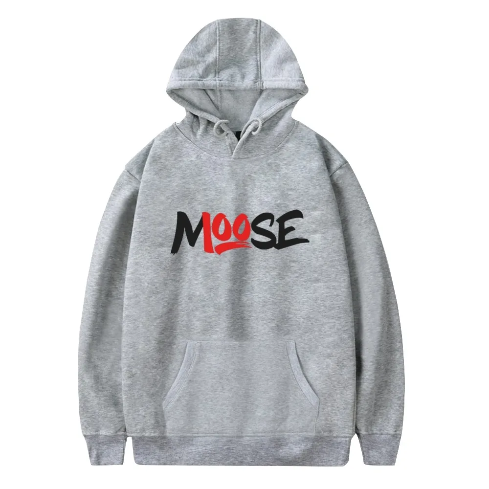 

MooseCraft Merch Hoodie Unisex Long Sleeve Men Women Hooded Sweatshirt Casual Style Social Media Star Funny Clothes