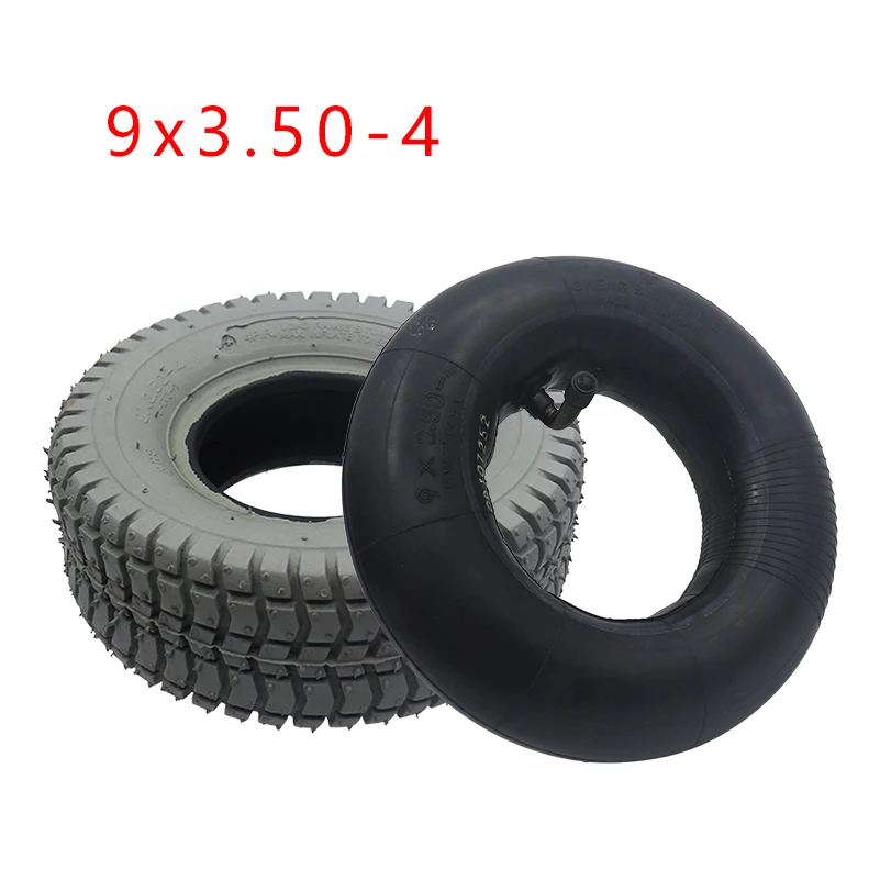 Scooter 9x3.50-4 Pneumatic Tyre 9*3.50-4 Inner And Outer  for Electric Tricycle Elderly   4 Inch Tire Parts