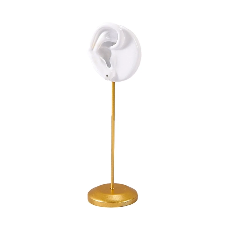 

Y1UB Resin and Alloy Material Jewelry Holder Ear Model Holders for Display