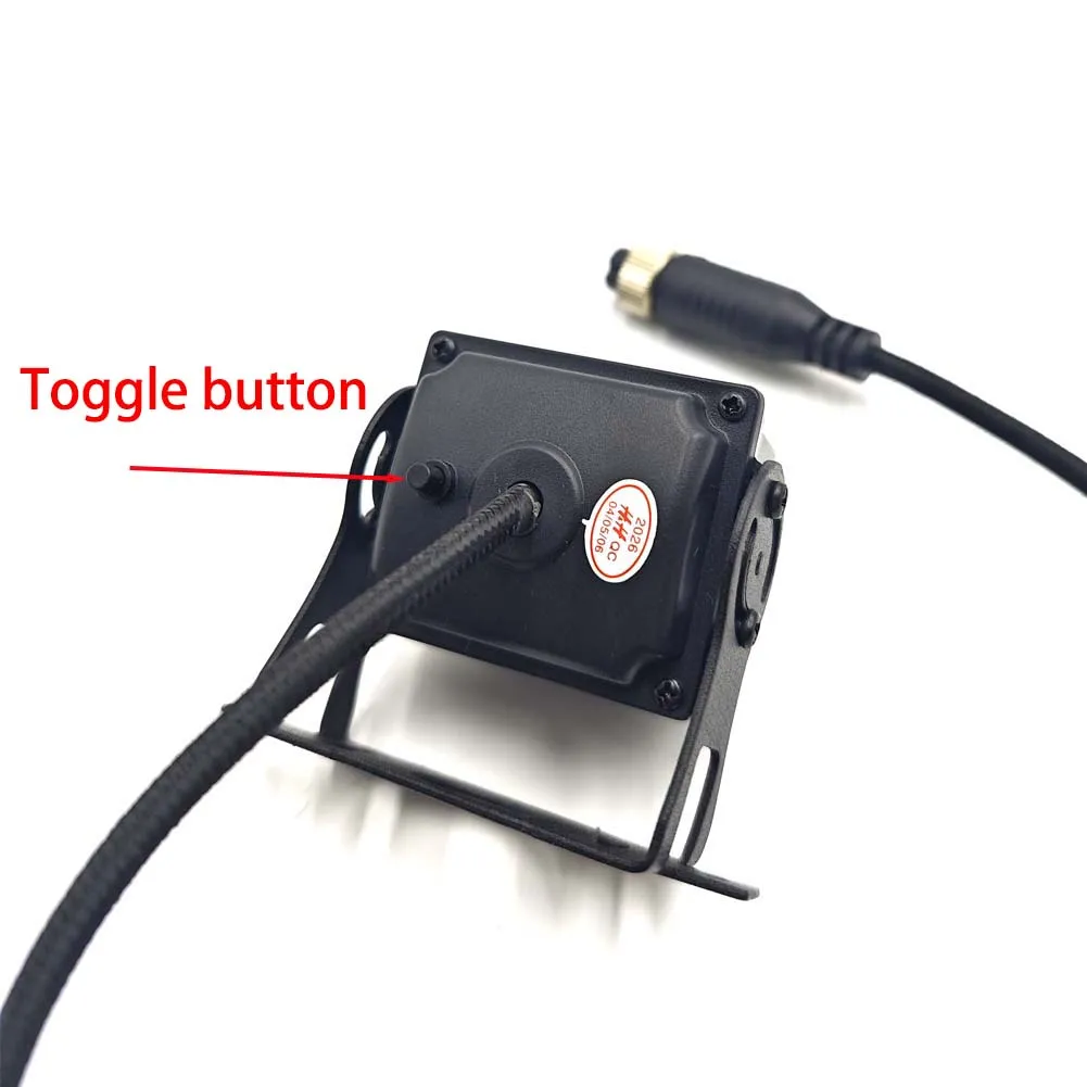 AHD CCD Universal Switch Car Rear View Camera For Bus Truck RV Trailer Pickup High Definition Night Vision Wide Angle