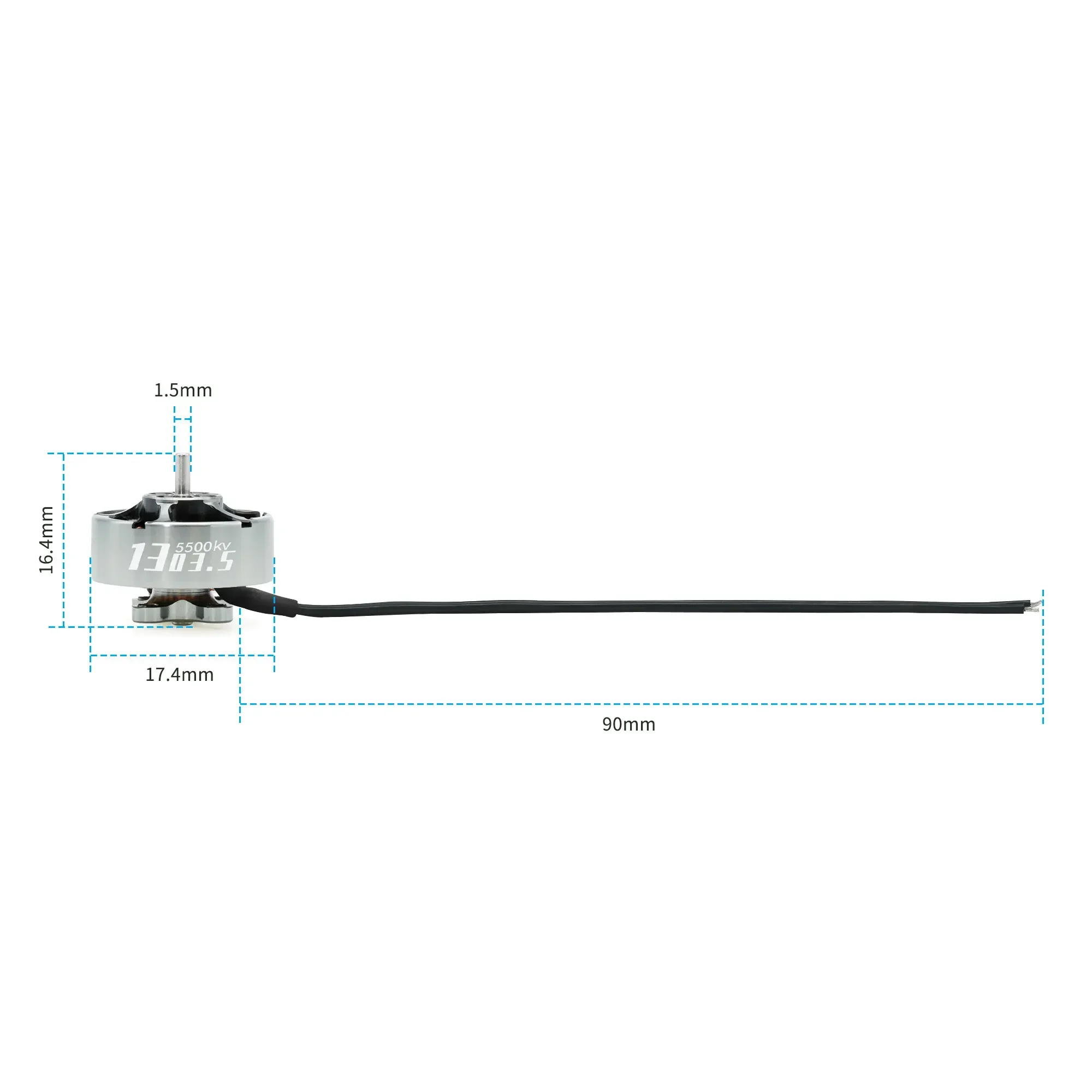 GEPRC SPEEDX2 1303.5 3800KV 6S 5500KV 4S Motor sin escobillas para FPV Cinelog20 HD O3 Drones Cinewhoop de 2 pulgadas