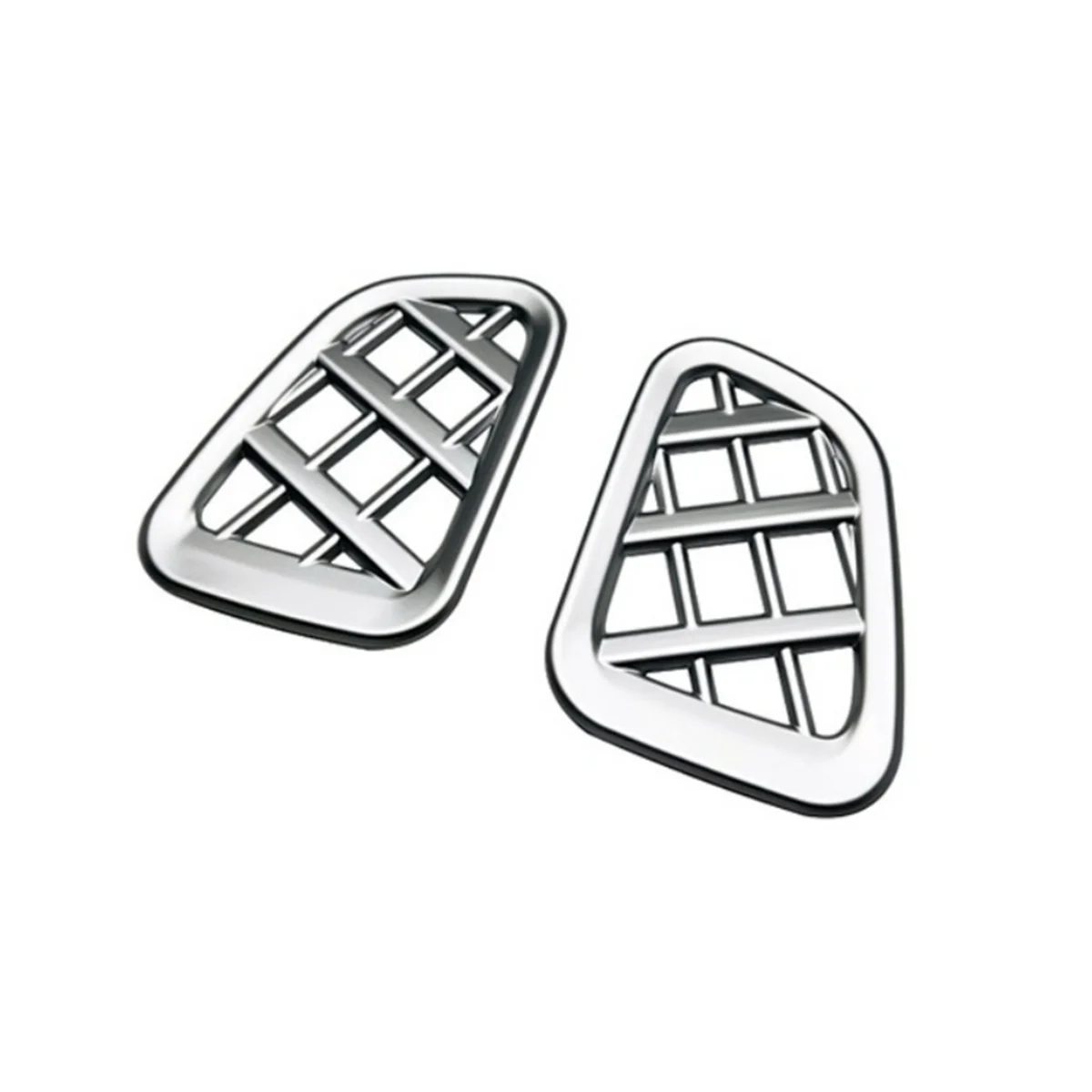 Car Air Conditioner Vent Cover Trim Sticker for Spacia Custom MK54S MK94S 2024 Interior Accessories Silver