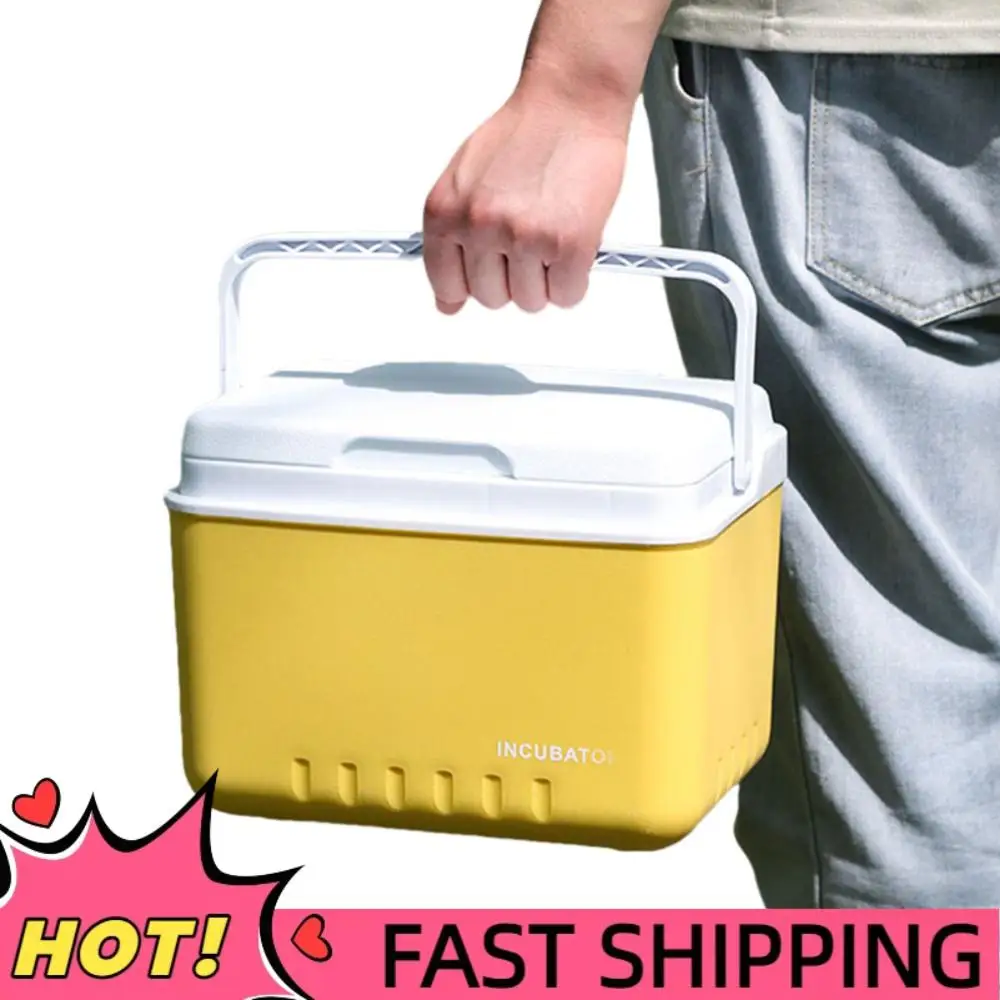 

Портативный изотермический контейнер для льда на 6 л, жесткий термоконтейнер для кемпинга, пикника, пляжа, напитков, рыбалки