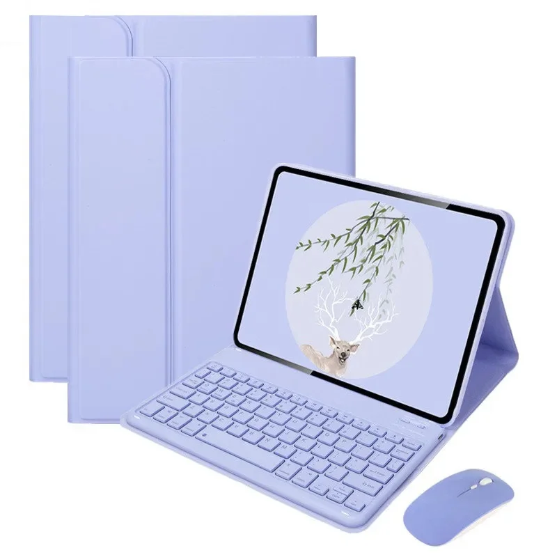 Wireless Bluetooth Keyboard Mouse Stand Flip Case for OPPO Pad 2 11.61