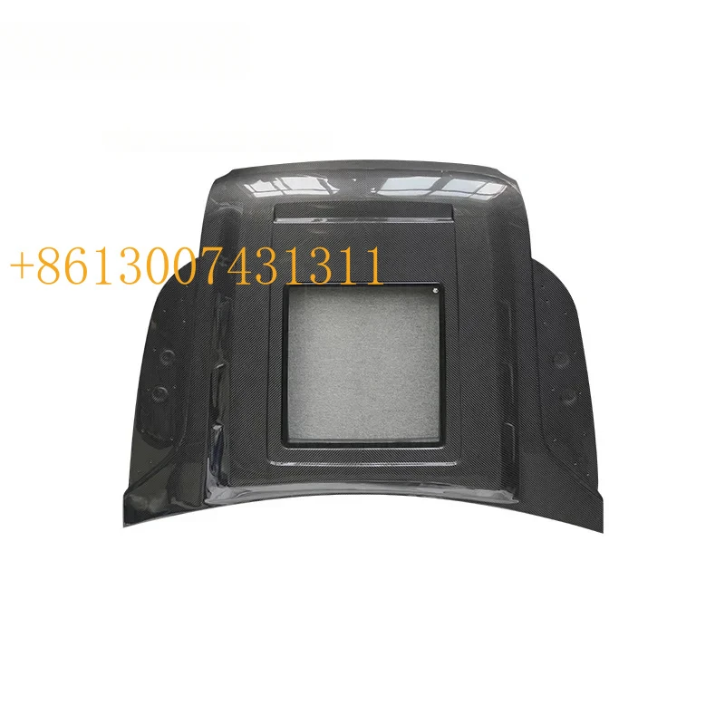 FactoryAuto Body System Defender 90 110 130 SVR Style Dry Carbon Transparent Engine Bonnet  Front Hood