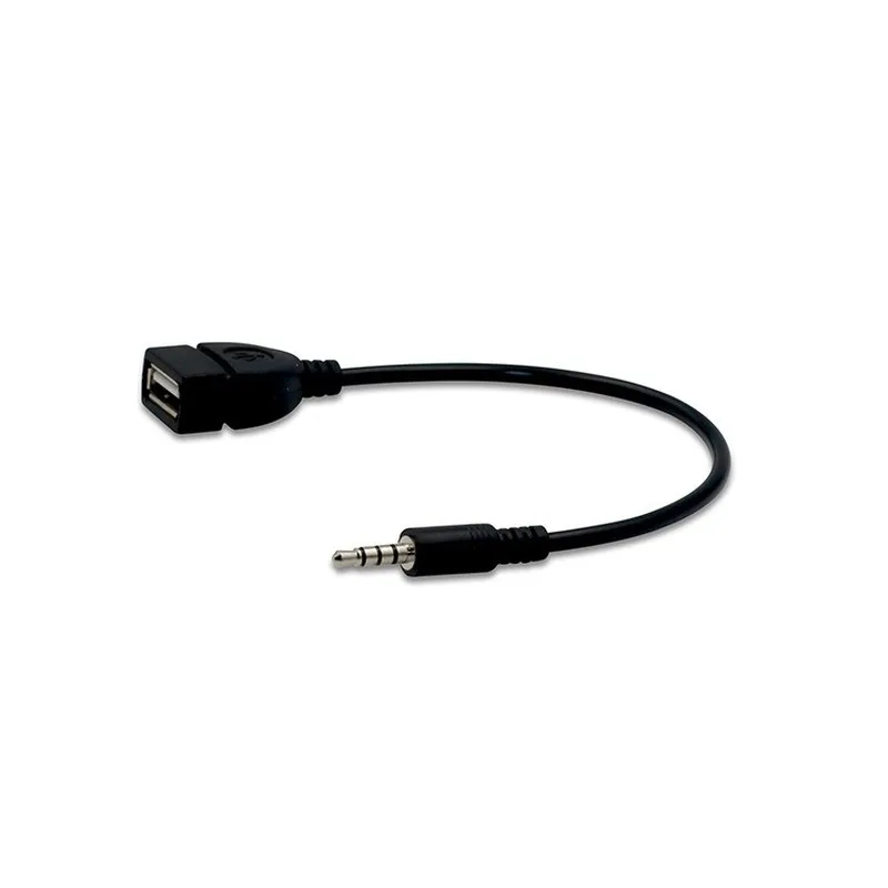 Car Aux Audio Cable To USB Usb To 3.5mm Car Audio Cable OTG Car 3.5mm Adapter Cable