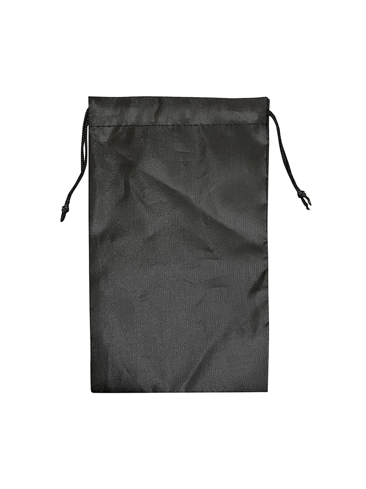 Saco lavável da roupa do poliéster com cordão, peso leve, curso, molhado e seco, roupa impermeável, preta, suja, casa, armazenamento do Gym