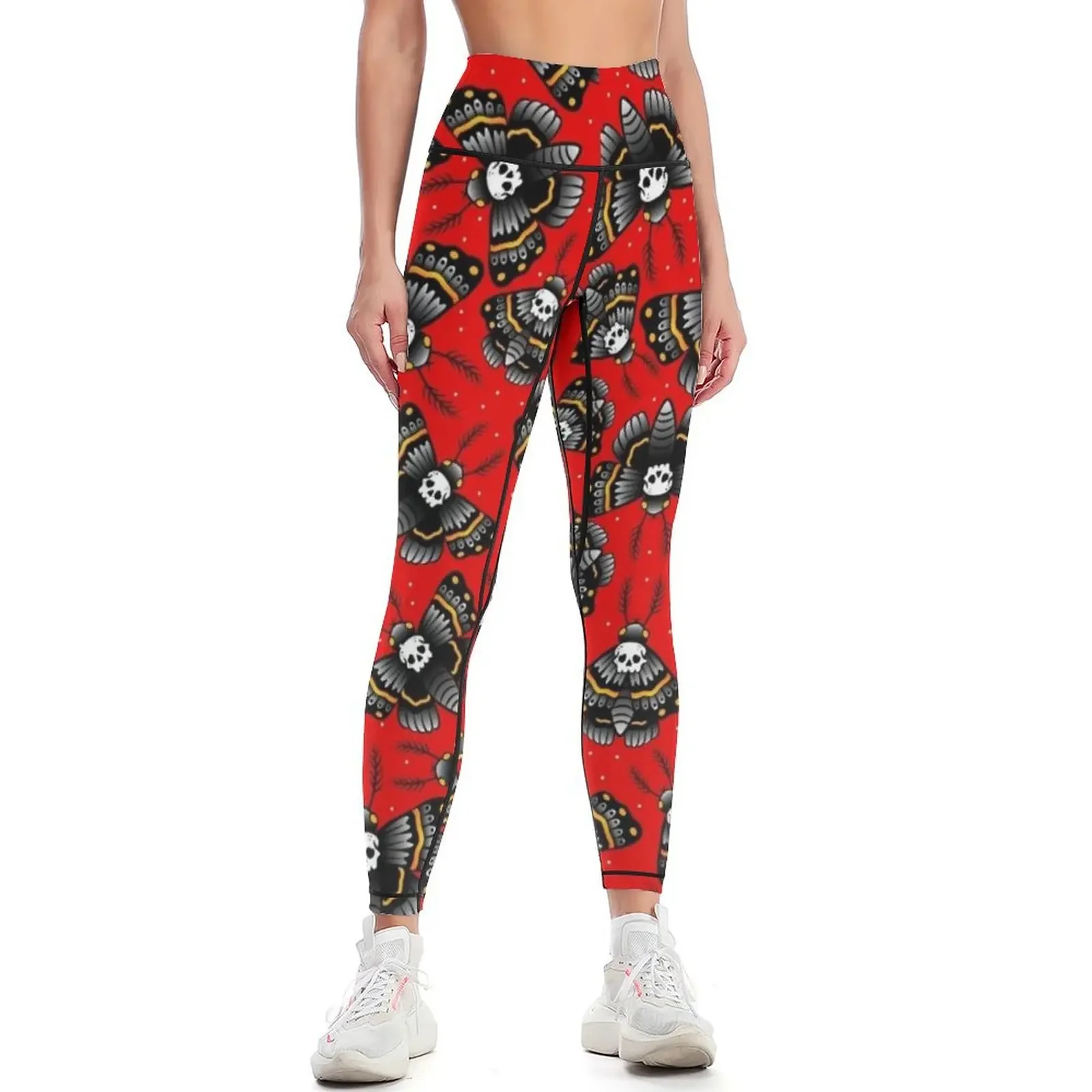 

Death Moth Leggings sportswear woman gym 2025 Female legging pants Sports pants for gym wear Womens Leggings