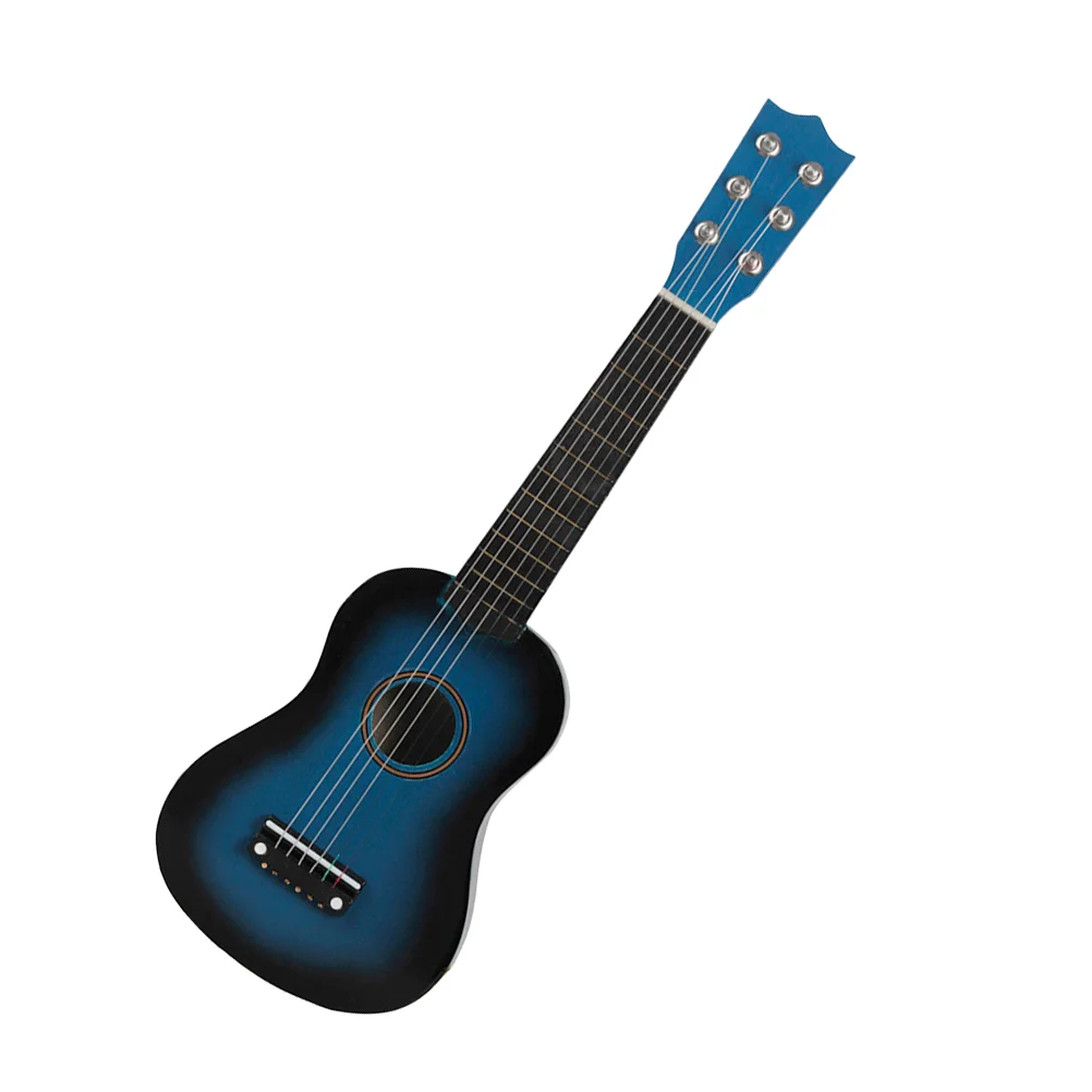 

21 Inch Mini Acoustic Guitar Teen Musical Instruments Beginner Vintage Style Folk Basswood