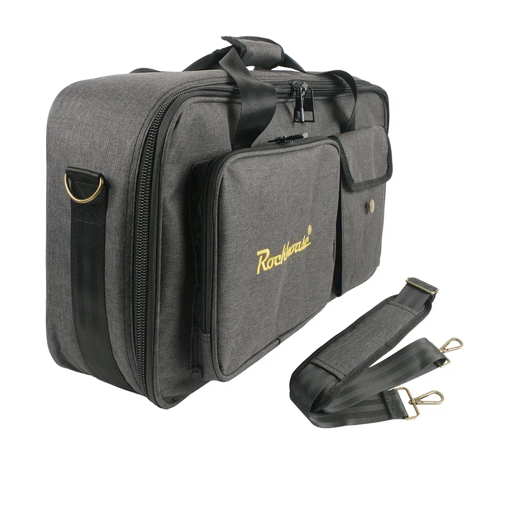 

Compact Pedal Bag Guitar Pedalboard Bag High Toughness Oxford Cloth Organized Accessory Storage Wear Resistant