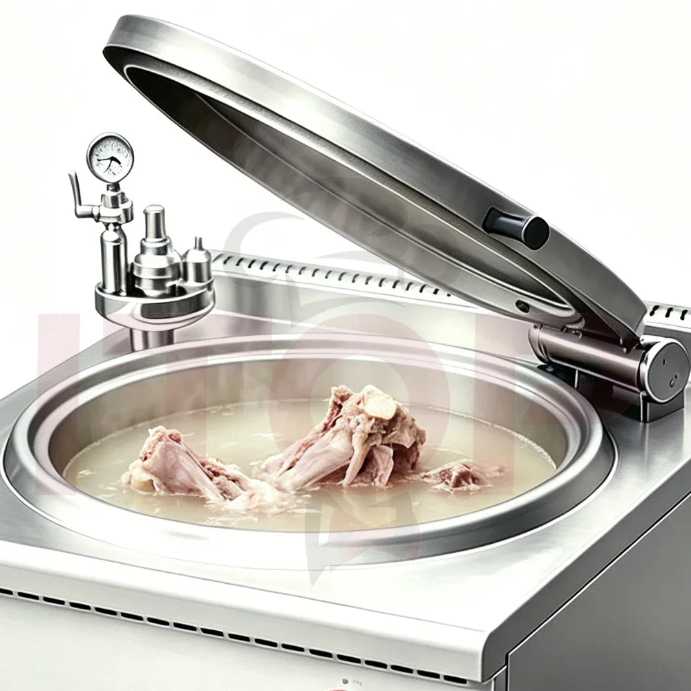 Vertical Stainless Steel Electric Soup Kettle Commercial Kitchen Stockpot Equipment