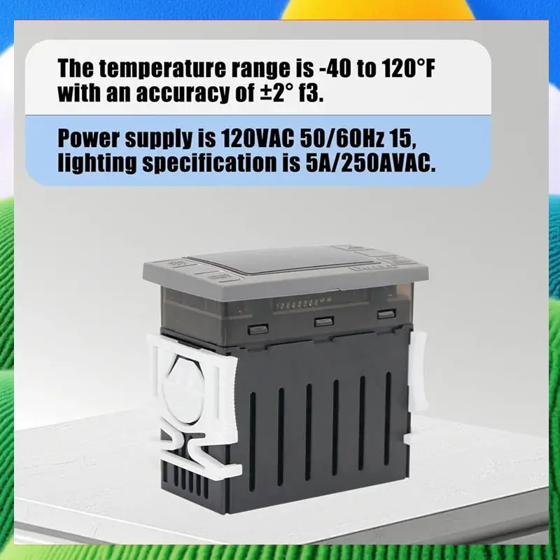 

Подходит для контроллеров температуры XR06CX-4N1F1, программируемый цифровой термостат 120 В/50-60 Гц, подходит для коммерческой морозильной камеры-ABPS