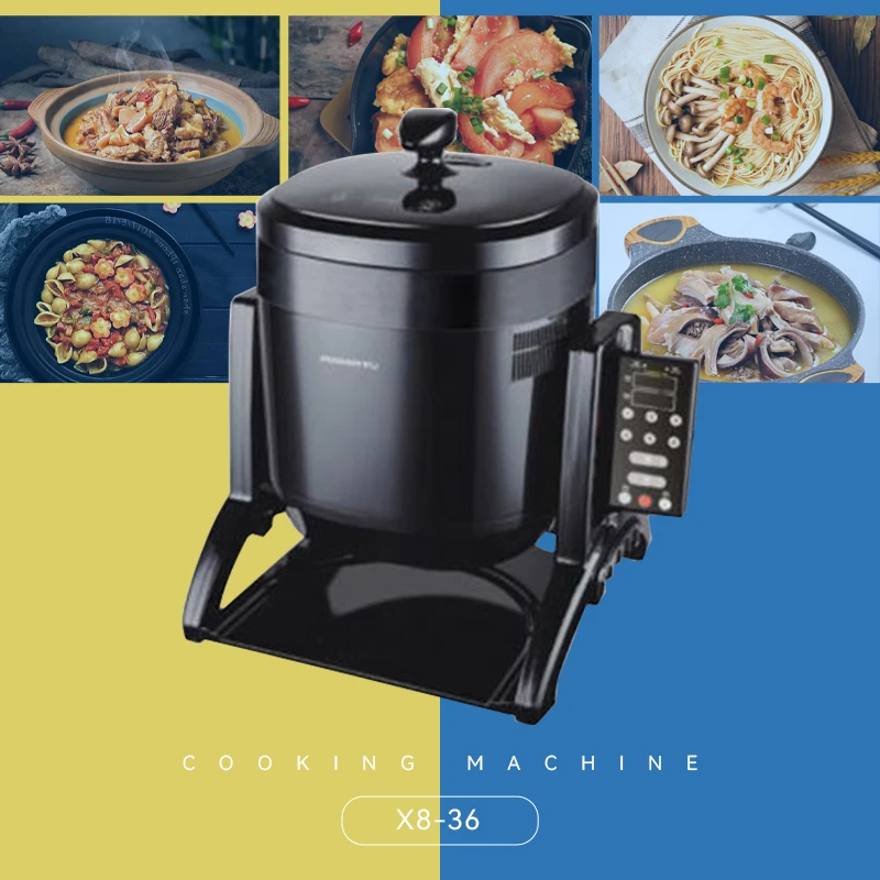 X8-36 High End Commercial Cooking Machine Restaurant Kitchen Automatic Smart Cooking Robot Auto Stir Fry Machine