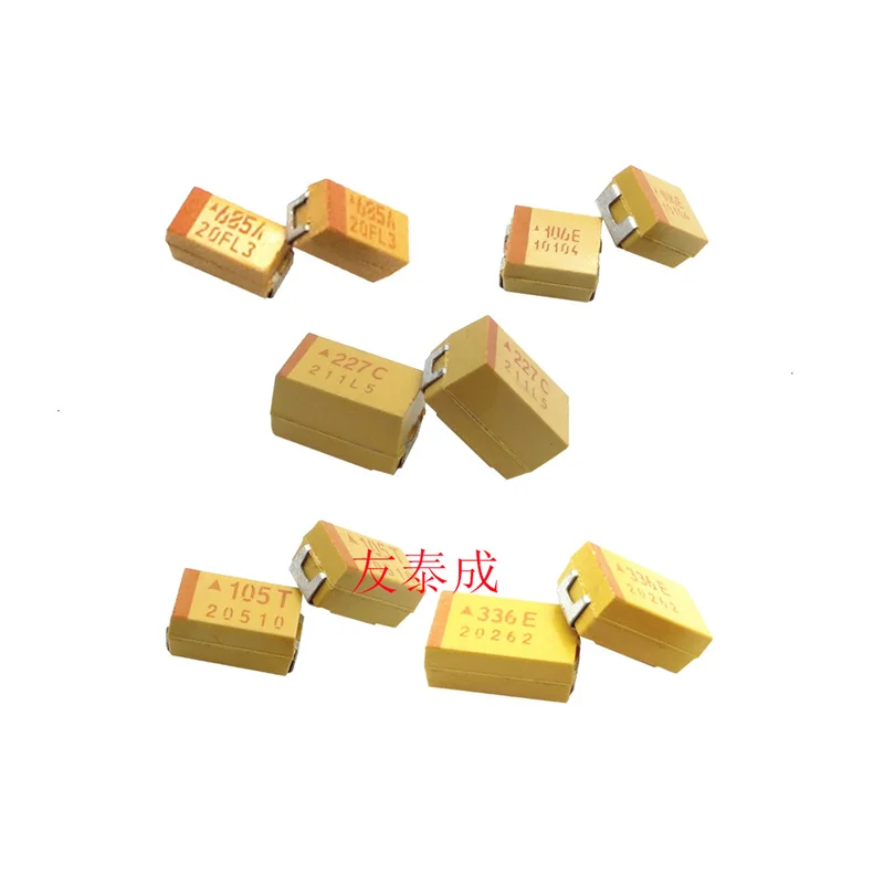 10PCS/Lot  SMD Chip Tantalum Capacitor A(3216-18) 1UF 2.2UF 3.3UF 4.7UF 10UF 15UF  22UF 68UF 47UF 100UF 6.3V 10V 16V 20V 35V 50V