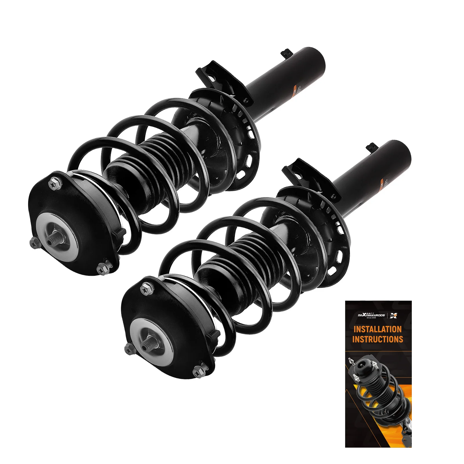 Strut w/ Coil Spring Front For 12-17 Volkswagen Beetle 10-2014 Golf 05-14 Jetta