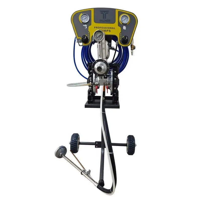 A20T Diaphragm Pump With Wheeled Trolley Pneumatic Air-Operated Diaphragm Pump