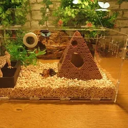 Simulation Pyramid Aquarium Ornament Landscape Shrimp Fish Shelter Fish Tank Decor Egyptian Decor