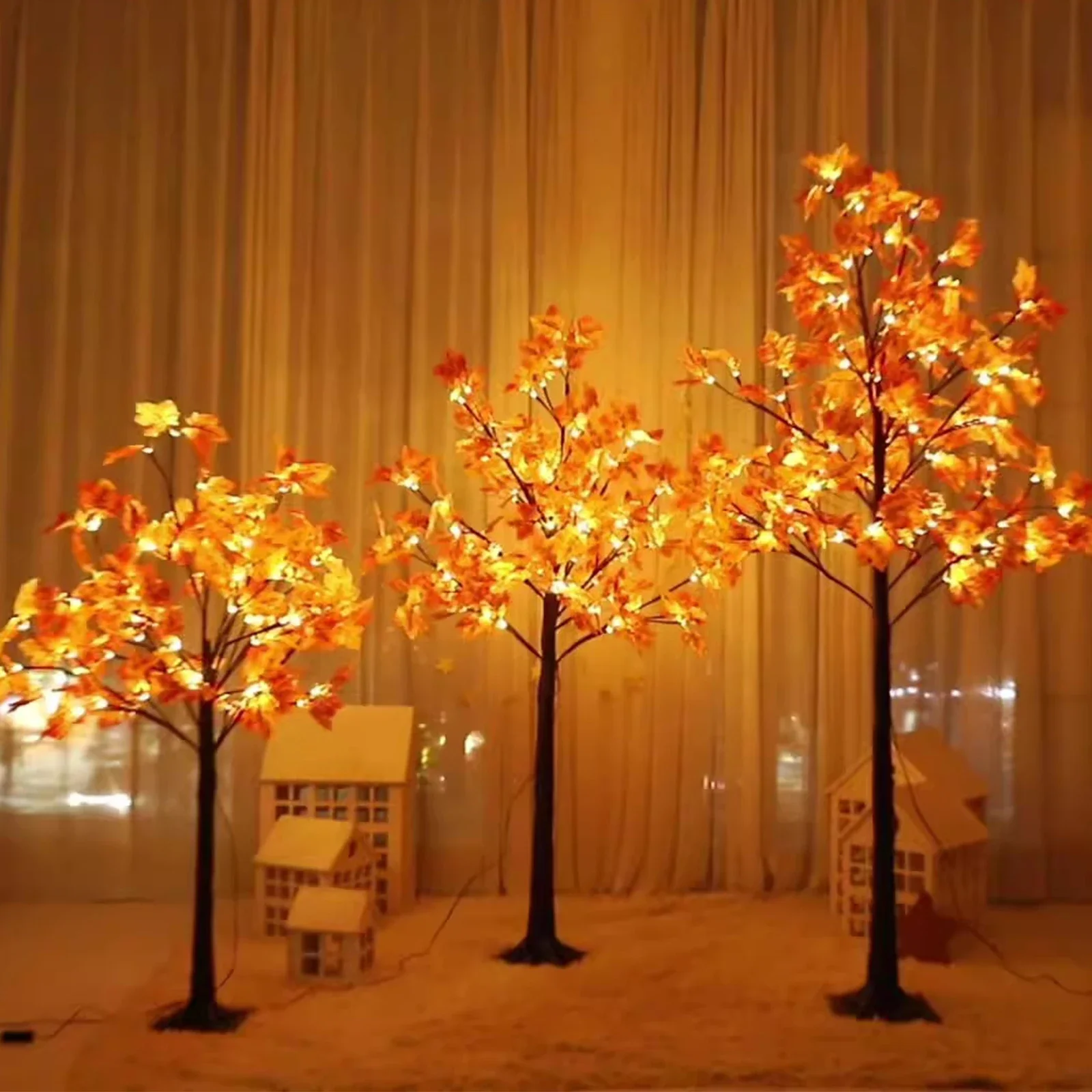 

Artificial Marple Tree, Warm White, Faux, Home, Outdoor or Indoor, Festival, Party, Christmas Decoration, 4ft, 5ft