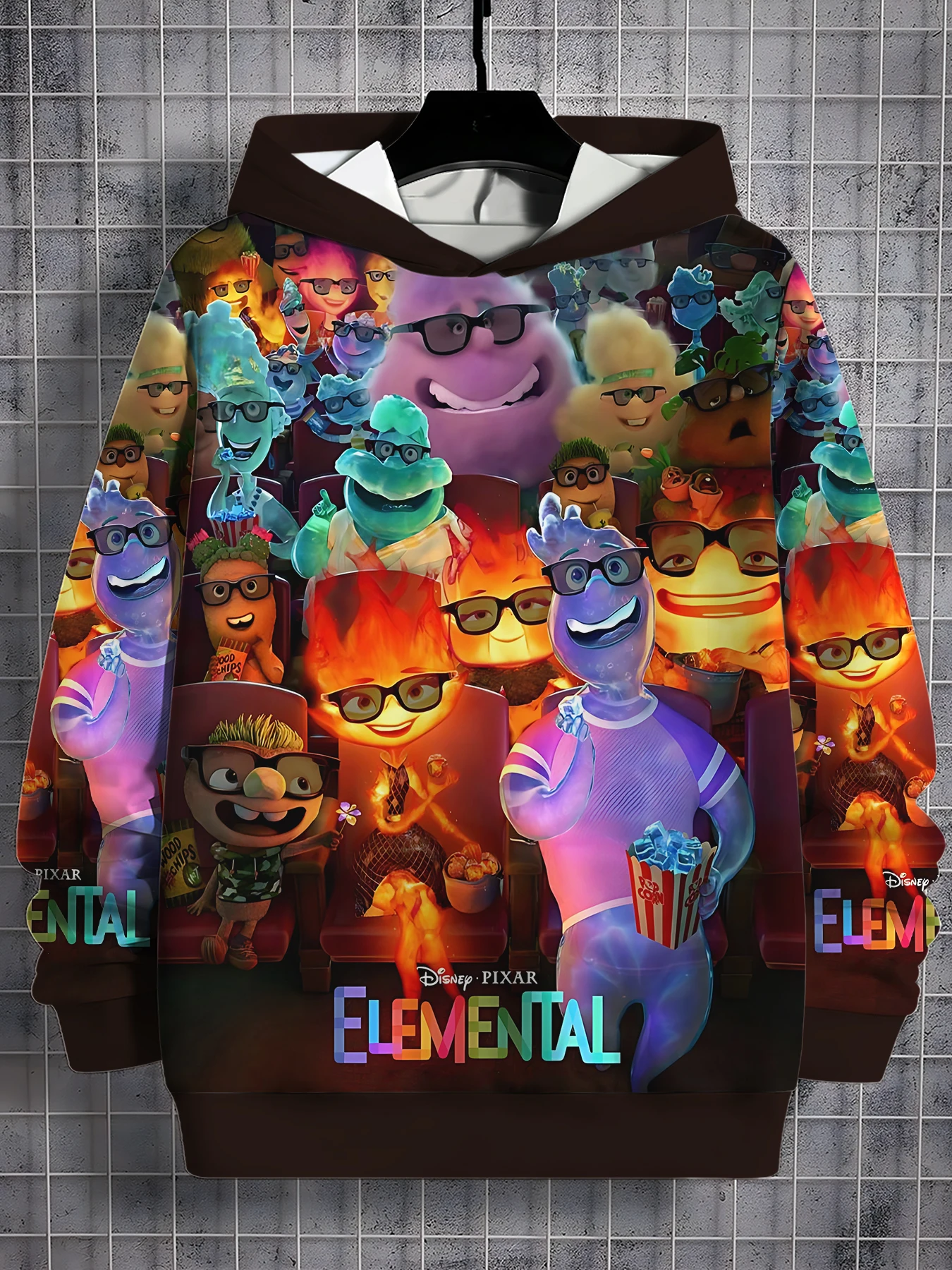 Elemental 3D Print All Seasons Children Casual Sweatshirt Cool Pullover Tops Unisex Clothes Boy Girl Hoodies