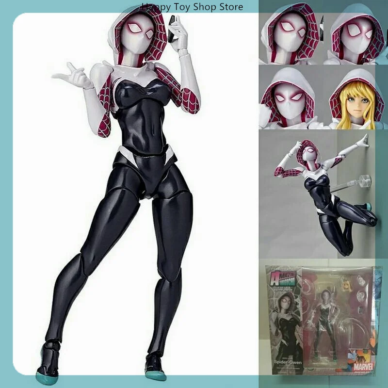 

16cm Spider Gwen Gwen Stacy Earth-65 Movability S.H.F Movie Figurine Action Figures Statue Boy Collection Desktop Model Toy Gift