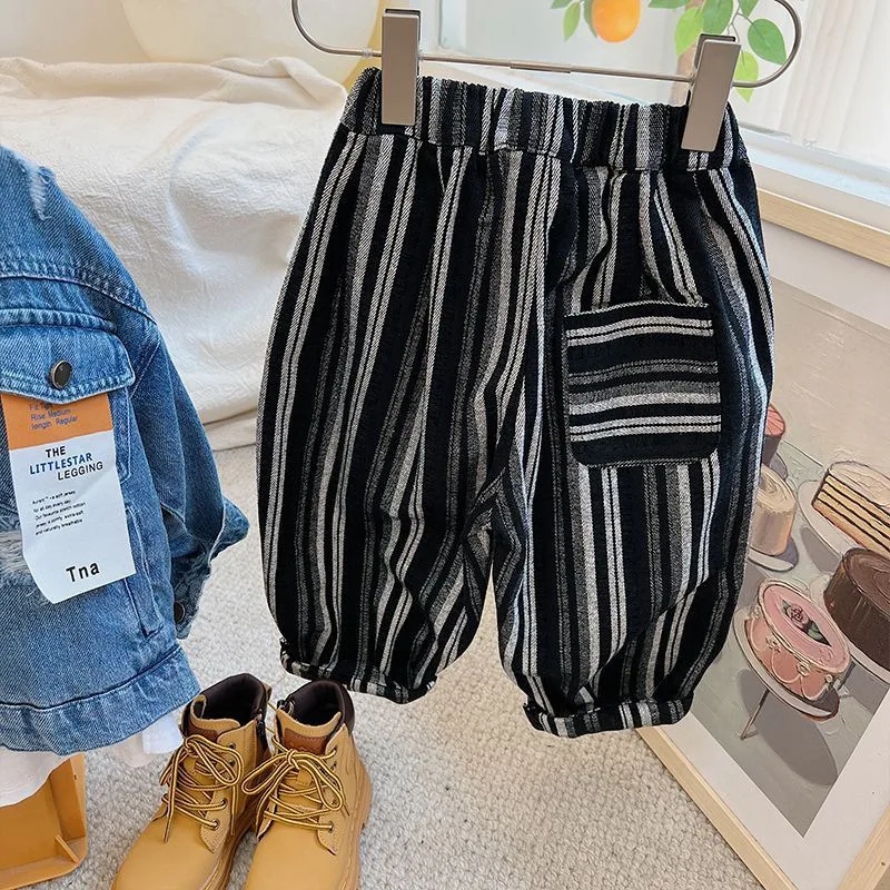 

Spring and Autumn Men's and Women's Clothing Jeans Baby Western Style Children's Personality Trend Korean Edition