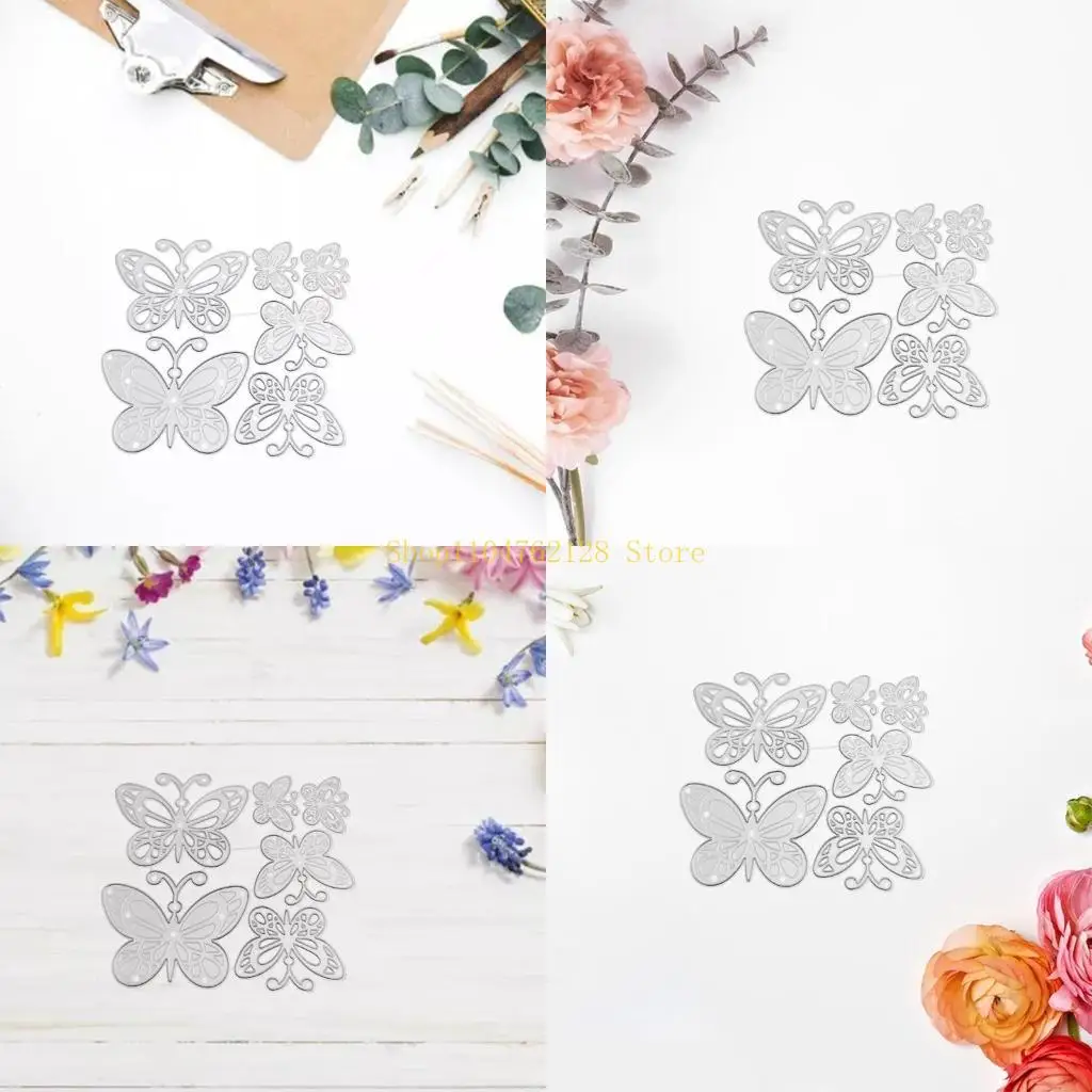 قطع الفراشة يموت الجوف خارج يموت التخفيضات قوالب النقش لصنع بطاقة أفضل بيع #1