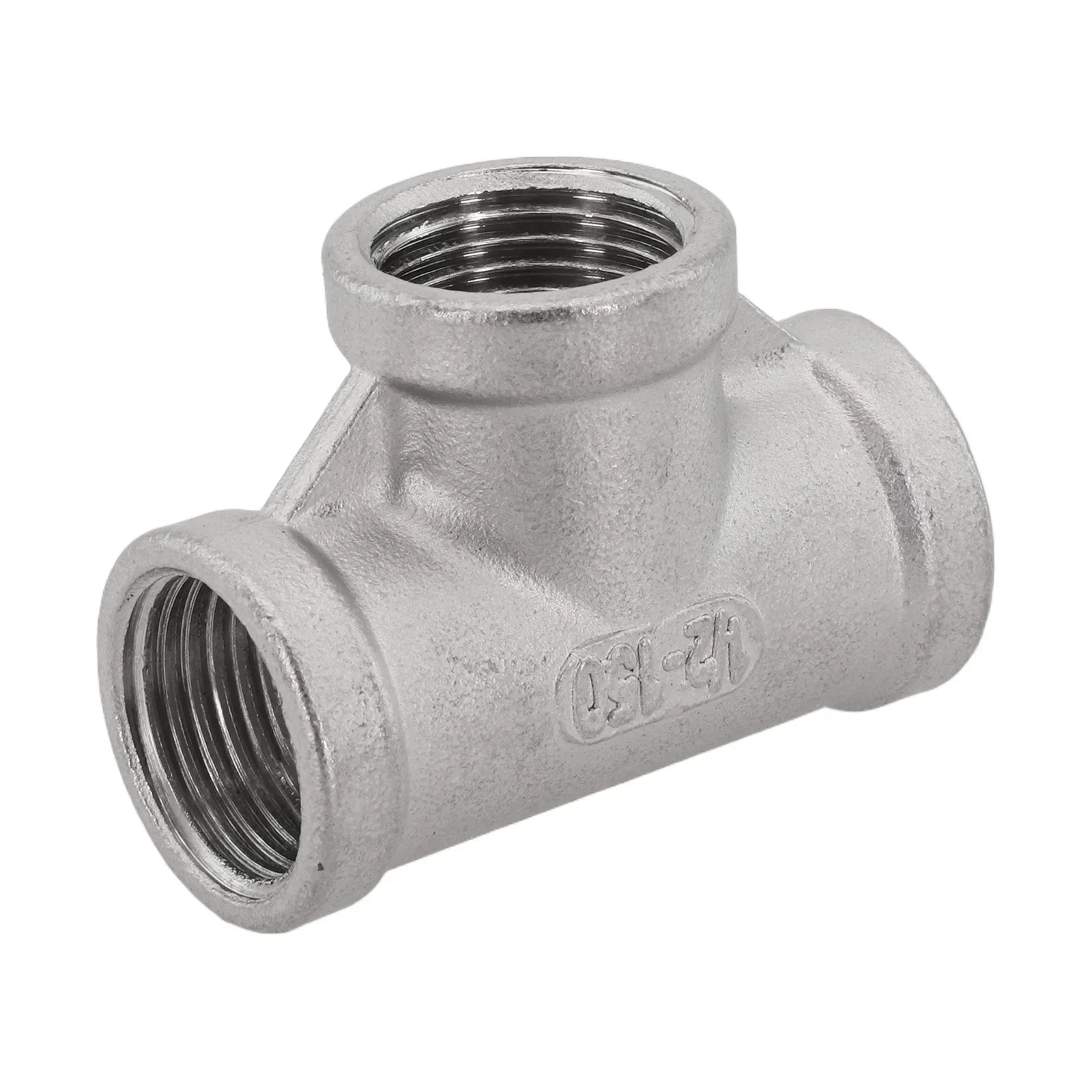 

Stainless Steel Tee Joint Pipe Fitting 3 Way Plumping Water Splitter Pipe Fitting Coupler Adapter