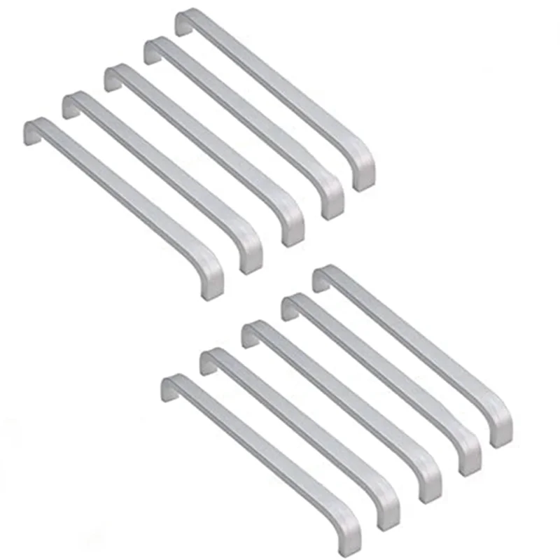 

Pack Of 10 Stainless Steel Cabinet Pulls Accessories Parts 128Mm Hard Wear Knobs