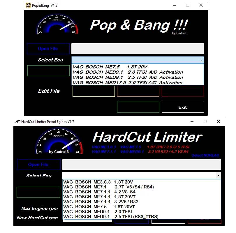 2023 New HardCut Limiter Diesel + Petrol Engines + Pop&Bang + HARDCUT LIMITER VMAX+ HotStartr + QLaunchr Software 6 IN 1 PACKA